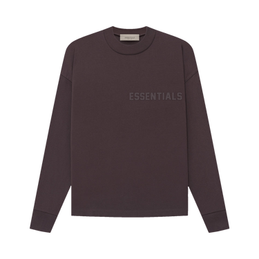 Fear of God Essentials Long-Sleeve Tee 'Plum'