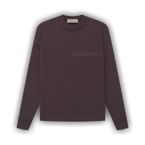 Fear of God Essentials Long-Sleeve Tee 'Plum'
