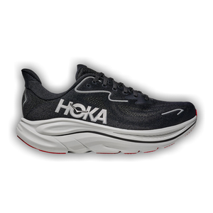 HOKA Clifton 10 Wide 'Black Silver'