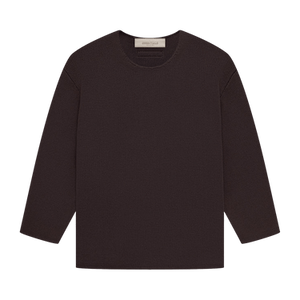 Fear of God Essentials Kids Rawneck Knit Sweater 'Plum'