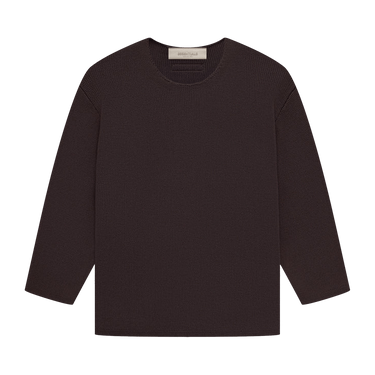 Fear of God Essentials Kids Rawneck Knit Sweater 'Plum'