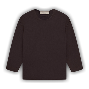Fear of God Essentials Kids Rawneck Knit Sweater 'Plum'