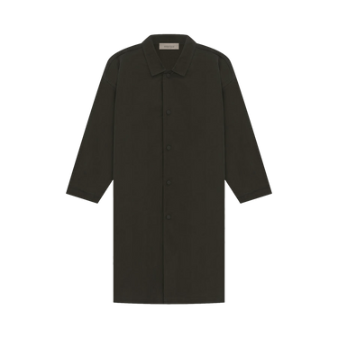 Fear of God Essentials Kids Long Coat 'Off Black'