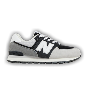 New Balance 574 Big Kid 'Blacktop White'