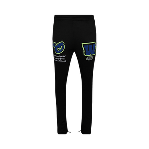Off-White Skinny Trackpant 'Black/Blue'