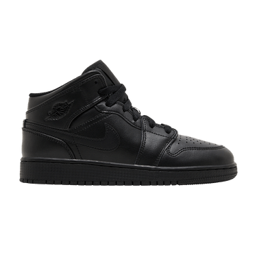 Air Jordan 1 Mid GS 'Triple Black' 2022