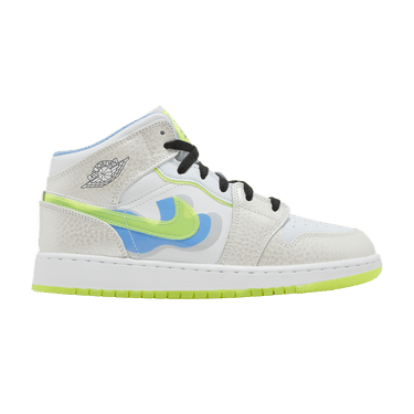 Air Jordan 1 Mid SE GS 'Warped Swoosh'