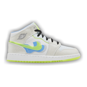 Air Jordan 1 Mid SE GS 'Warped Swoosh'