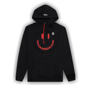 Raf Simons Destroy Washed Print Regular Fit Hoodie 'Black'