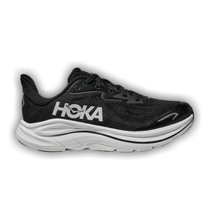 HOKA Clifton 10 Big Kids 'Black White'