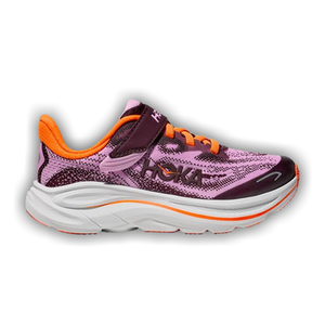 HOKA Clifton 10 Little Kids 'Flower Nectar Cosmic Grey'
