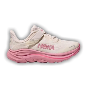 HOKA Clifton 10 Little Kids 'Rose Cream Dried Rose'