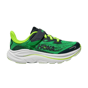 HOKA Clifton 10 Little Kids 'Spring Green Cosmic Grey'