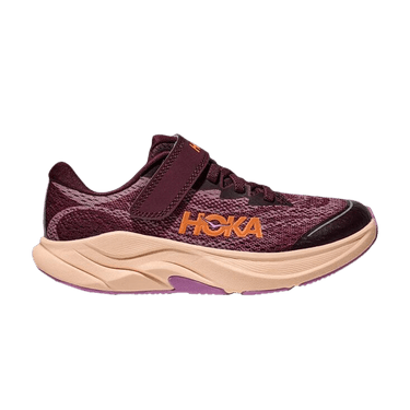 HOKA Rincon 4 Little Kids 'Black Cherry Classic Mauve'