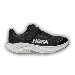 HOKA Rincon 4 Little Kids 'Black White'
