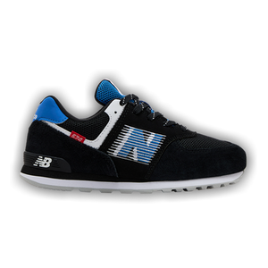 New Balance 574 Big Kid 'Speed - Black Cobalt'