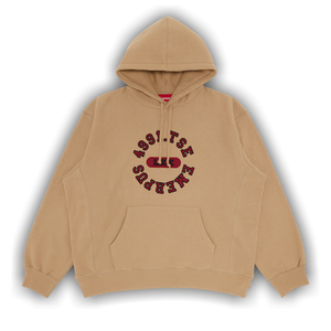 Supreme Reverse Hooded Sweatshirt 'Dark Tan'