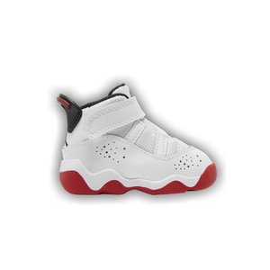 Air Jordan 6 Rings TD 'White University Red'