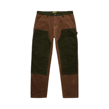 Market Color Block Corduroy Carpenter Pant 'Brown/Green'