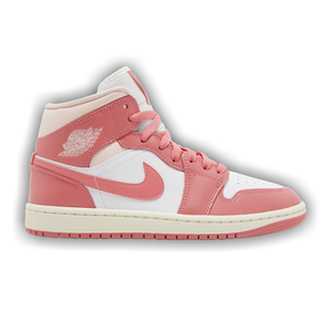 Wmns Air Jordan 1 Mid 'Strawberries and Cream'