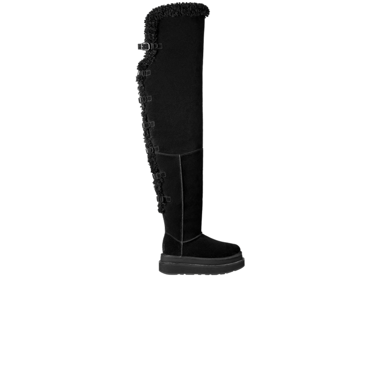 Sacai x UGG Wmns Thigh High Boot 'Black' 1175215 BLK