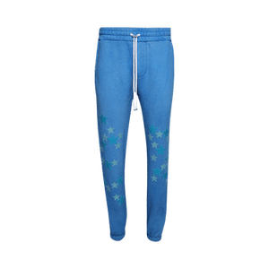 Amiri Pigment Spray Star Sweatpants 'Heather Carolina Blue'