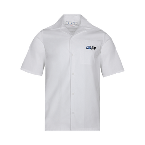 Off-White Exact Opp Holiday Shirt 'White/Black'