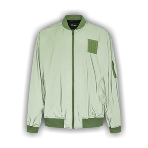 Raf Simons Classic Bomber With Leather Patch 'Green'