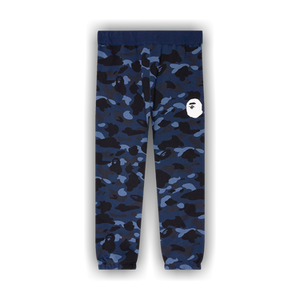BAPE Color Camo Wide Fit Sweat Pants 'Navy'