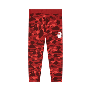 BAPE Color Camo Wide Fit Sweat Pants 'Red'