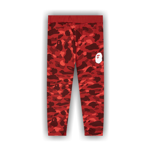 BAPE Color Camo Wide Fit Sweat Pants 'Red'