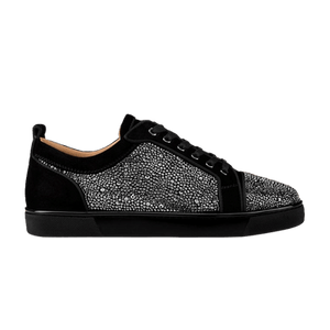 Christian Louboutin Louis Junior Strass Flat 'Black'