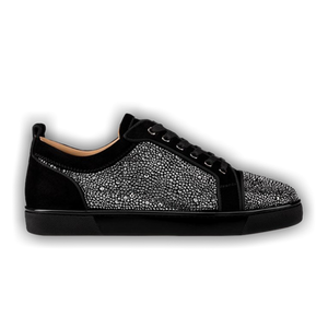 Christian Louboutin Louis Junior Strass Flat 'Black'