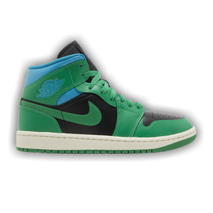 Wmns Air Jordan 1 Mid 'Lucky Green Aquatone'