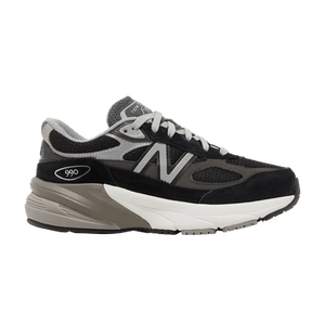 New Balance 990v6 Big Kid 'Black Silver'