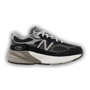 New Balance 990v6 Big Kid 'Black Silver'