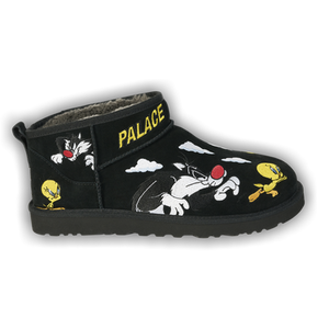 Palace x Looney Tunes x UGG Classic Ultra Mini Boot 'Black'