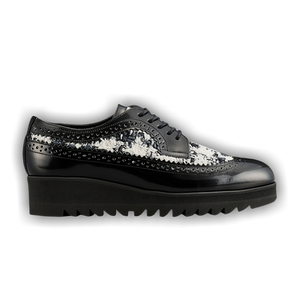 Onitsuka Tiger Wmns Brogue 'Black White Tweed'