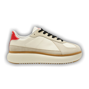 Onitsuka Tiger Delecity 'Cream Fiery Red'