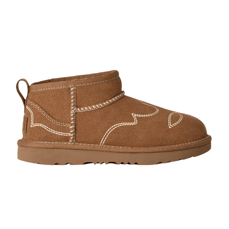 UGG Classic Ultra Mini Western Kids 'Chestnut' 1184371K CHE