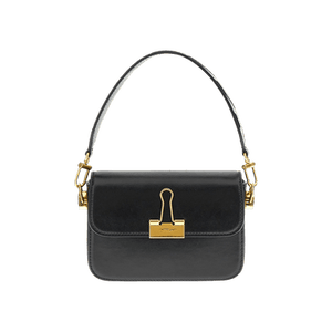 Off-White Plain Binder Shoulder Bag 'Black'
