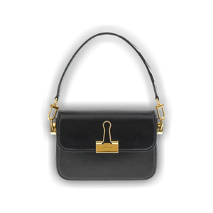 Off-White Plain Binder Shoulder Bag 'Black'