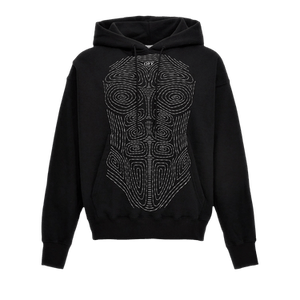 Off-White Body Stitch Skate Hoodie 'Black/White'