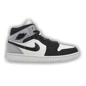 Wmns Air Jordan 1 Mid SE 'Light Steel Grey Canvas'