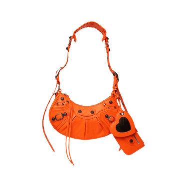 Balenciaga XS Le Cagole Shoulder Bag 'Fluo Orange'