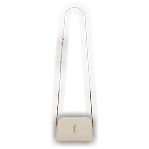 Saint Laurent Gaby Zippered Pouch 'Soft Cream'