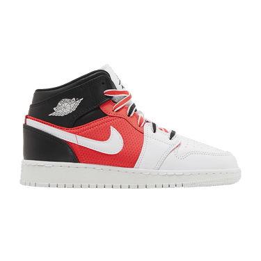 Air Jordan 1 Mid SE GS 'White Infrared'