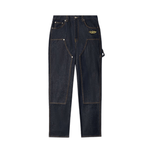 Off-White Wave Off Denim Skate Carpenter Pants 'Indigo/Yellow'