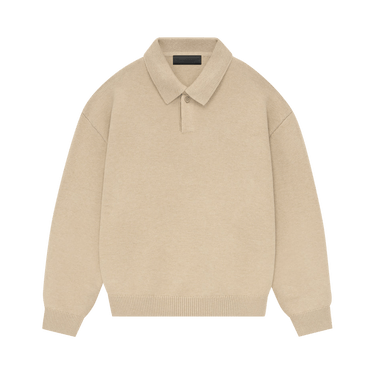 Fear of God Essentials Knit Polo 'Gold Heather'