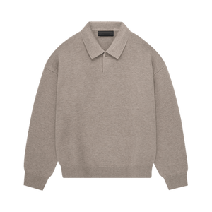 Fear of God Essentials Knit Polo 'Core Heather'